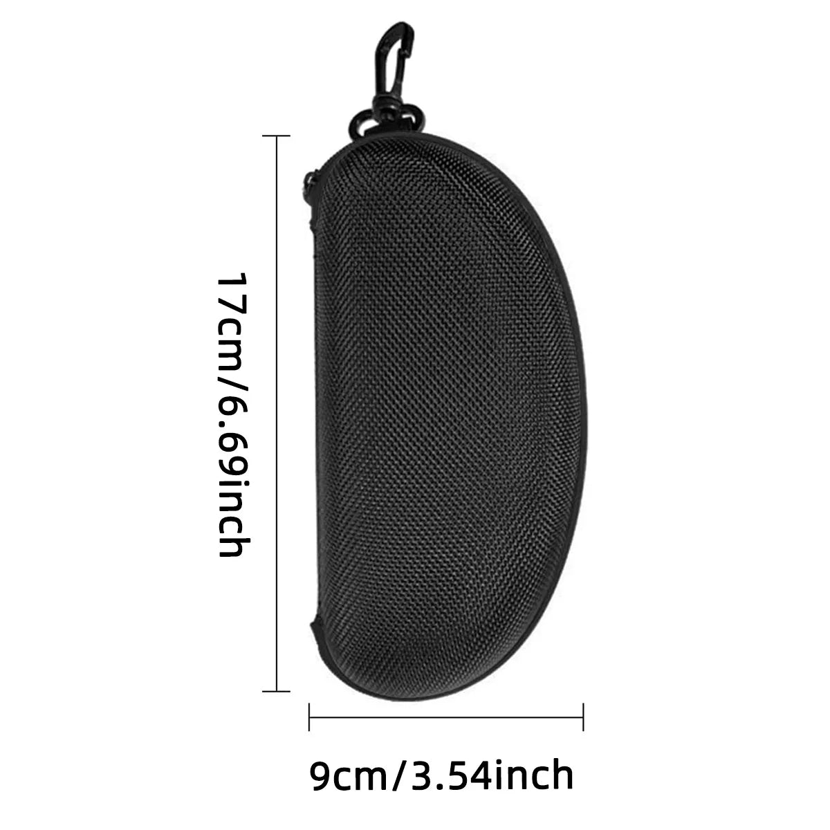Zipper Hard Shell Sunglasses Case and Glasses Box with Plastic Hook for Portable Travel Glasses Case. Sunglasses Case Can Hang