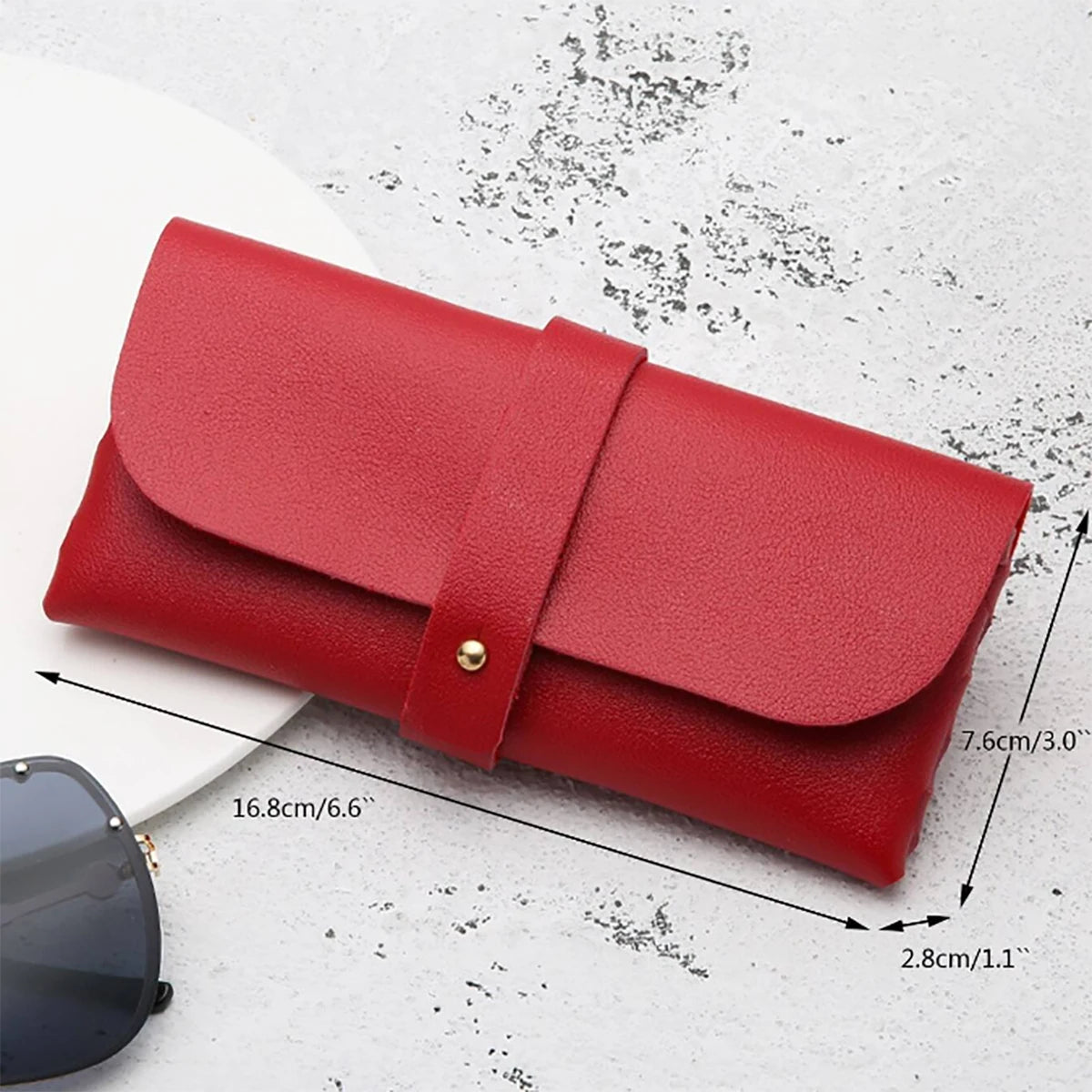 1Pc Classic Glasses Bag Protective Case Cover for Women Men Soft Portable Sunglasses Case Box Reading Eyeglasses Box